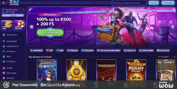 Alf Casino preview 1