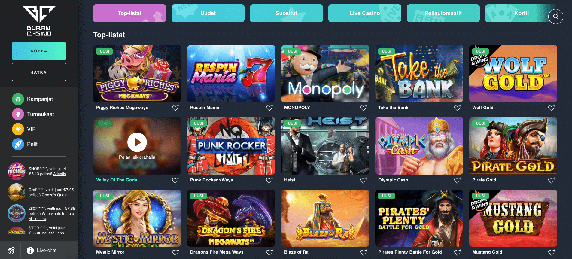Buran Casino preview 2