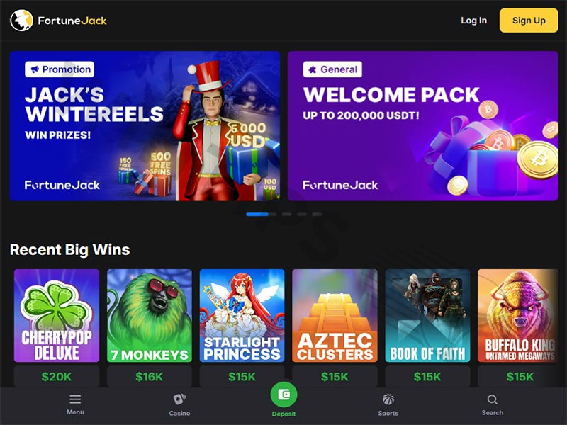 FortuneJack Casino preview 2