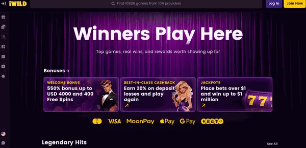 iWild Casino preview 1