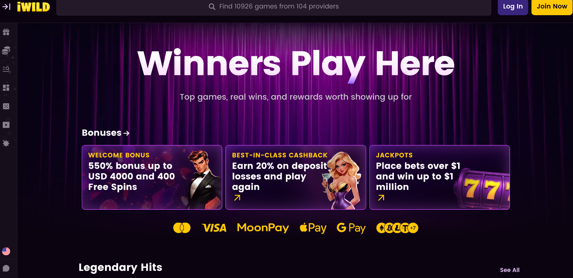 iWild Casino preview 1