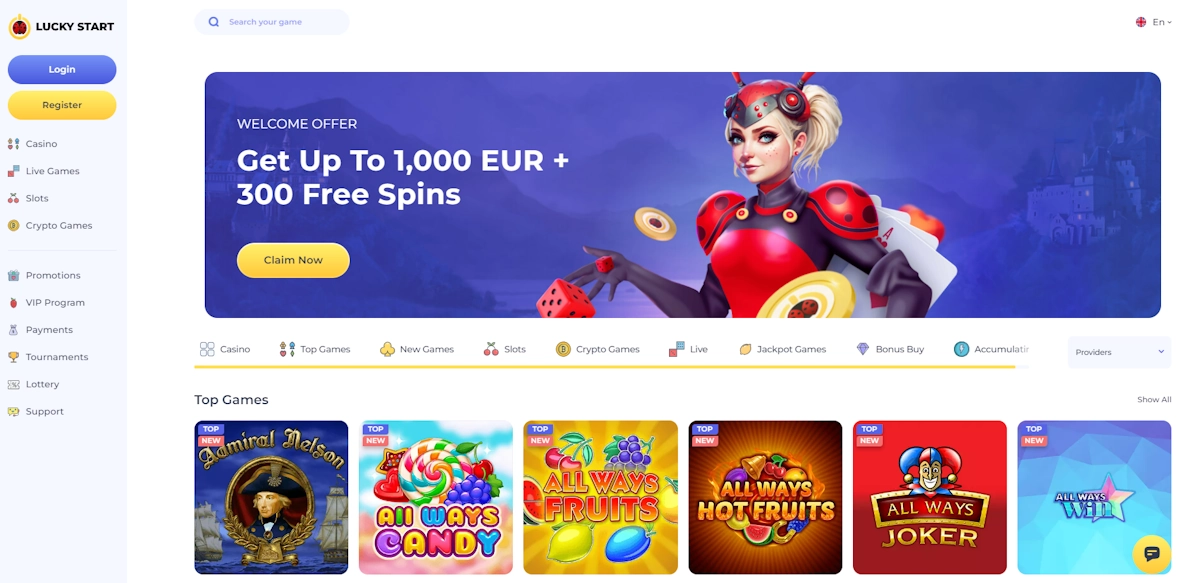 LuckyStart preview 1