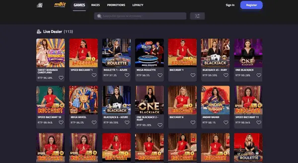 mBit Casino preview 1