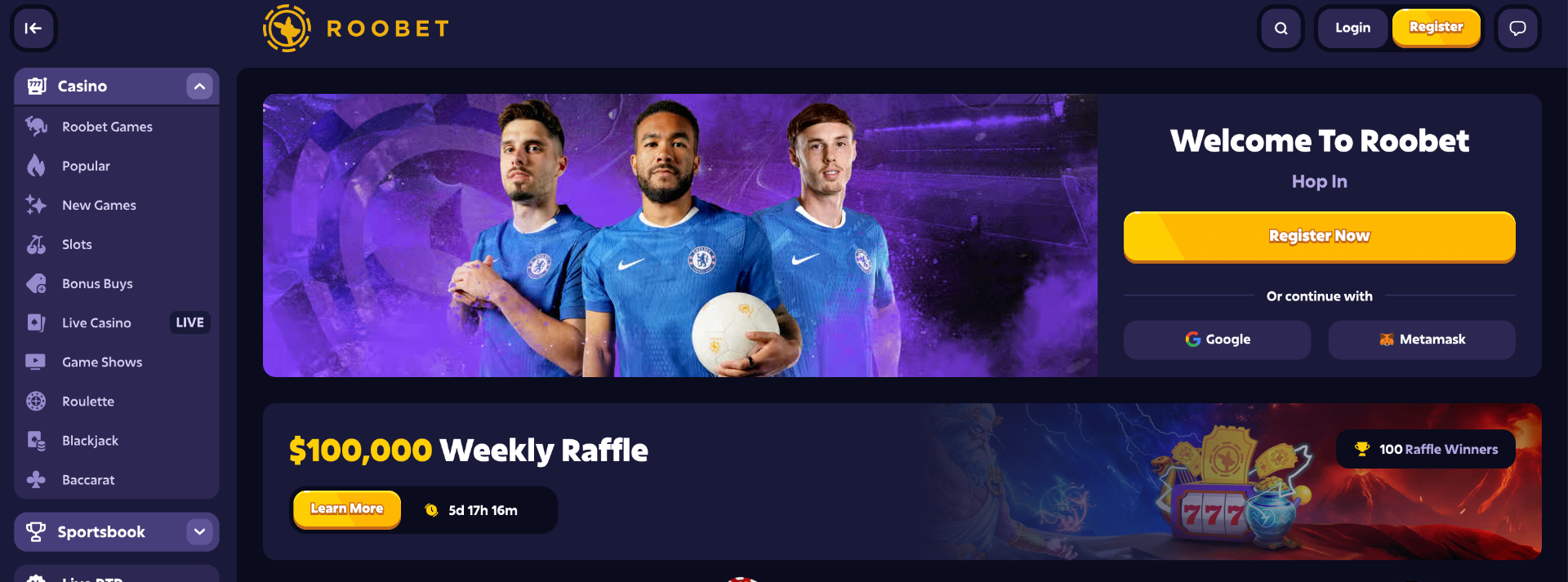Roobet Casino preview 1