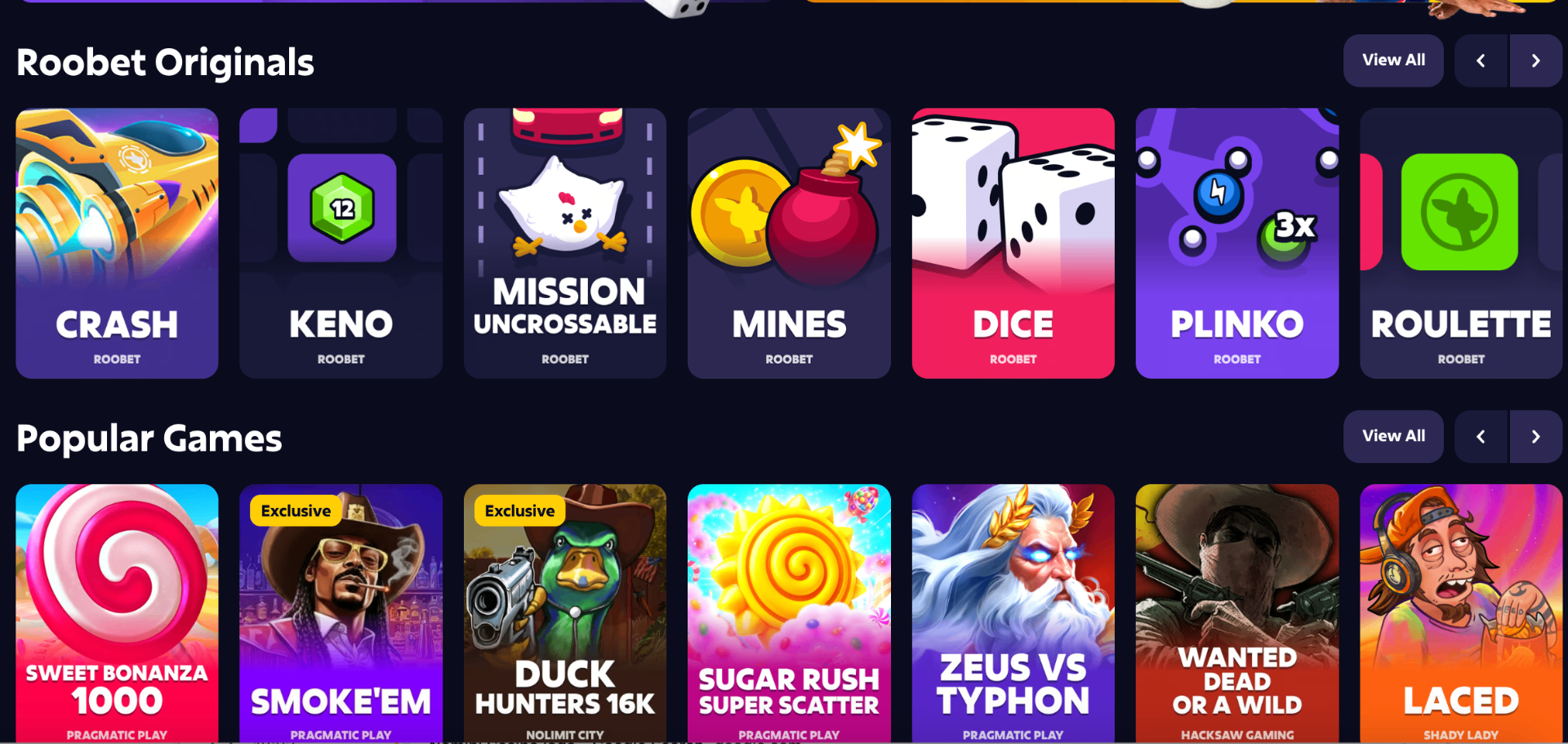 Roobet Casino preview 2