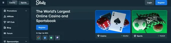 Stake Casino preview 1