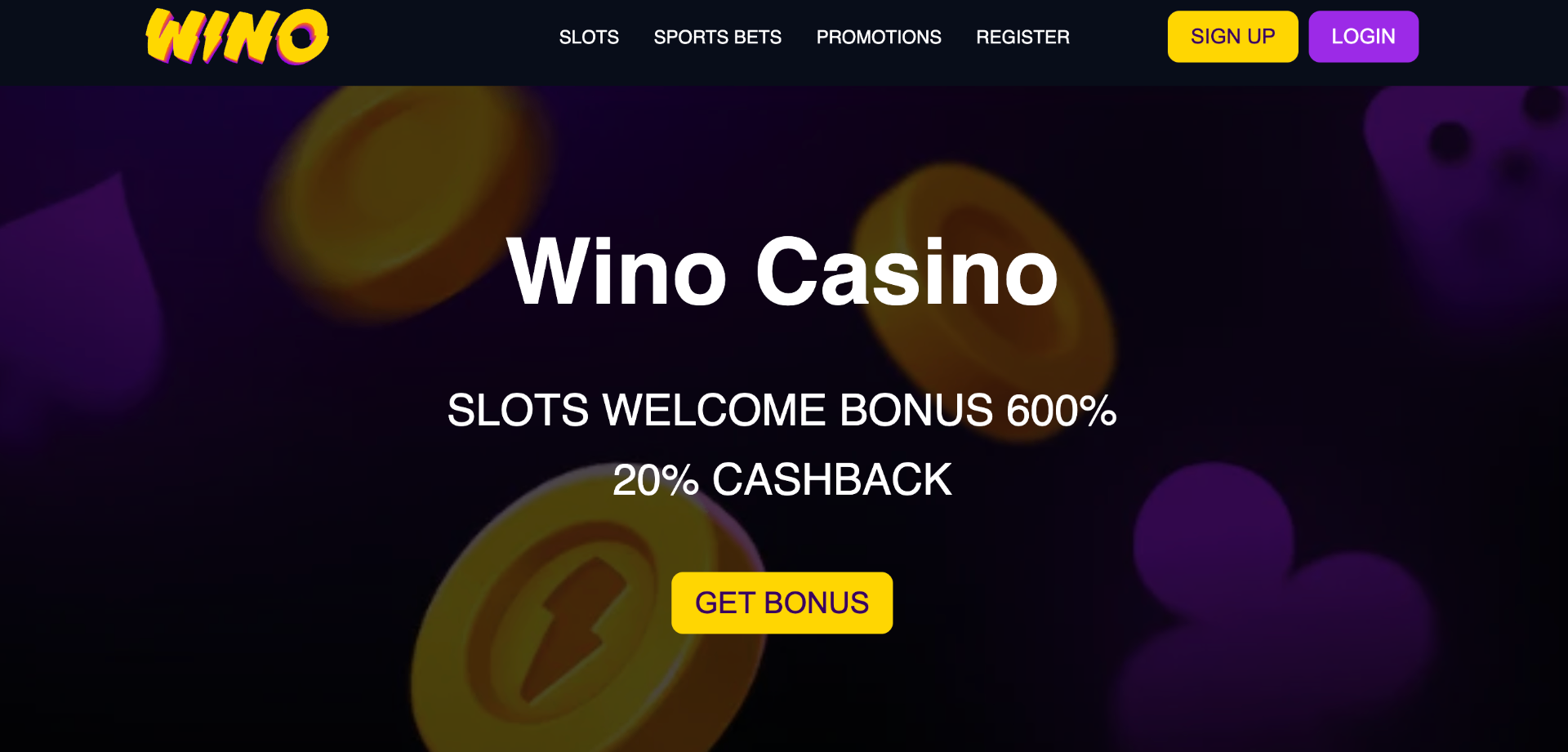 Wino Casino preview 1