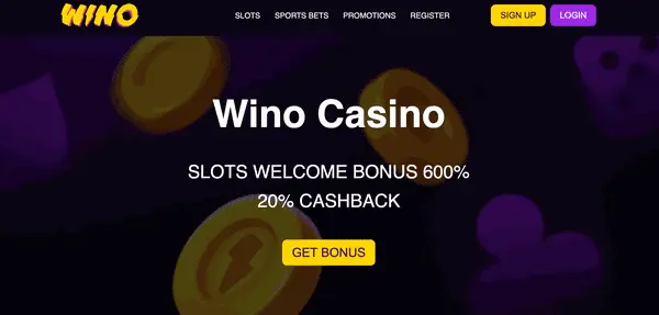 Wino Casino preview 1
