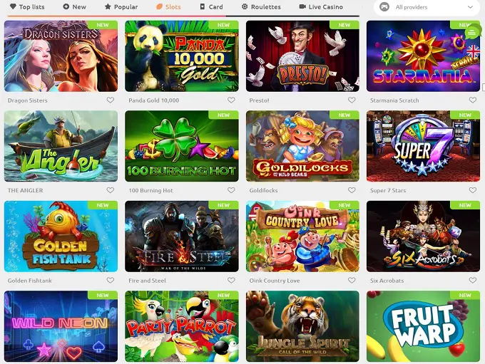 YoYo Casino preview 3