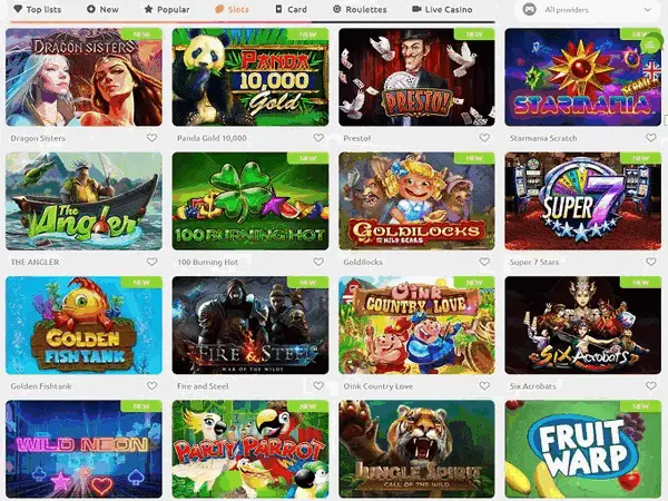 YoYo Casino preview 3